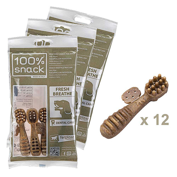 Лакомство 100% SNACK, ASCOPHILLUM, зубная щётка, наполняемые