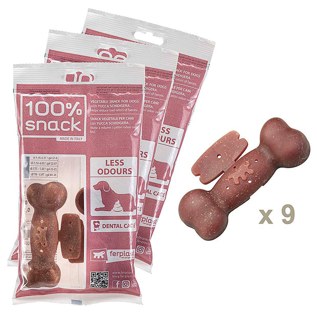 Лакомство 100% SNACK, YUCCA, , косточки, наполняемые