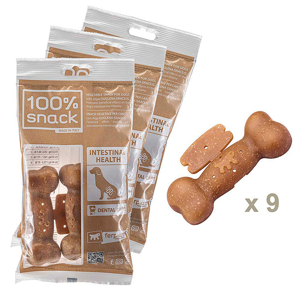 Лакомство 100% SNACK, EUGLENA, косточки, наполняемые