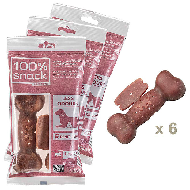 Лакомство 100% SNACK, YUCCA, , косточки, наполняемые