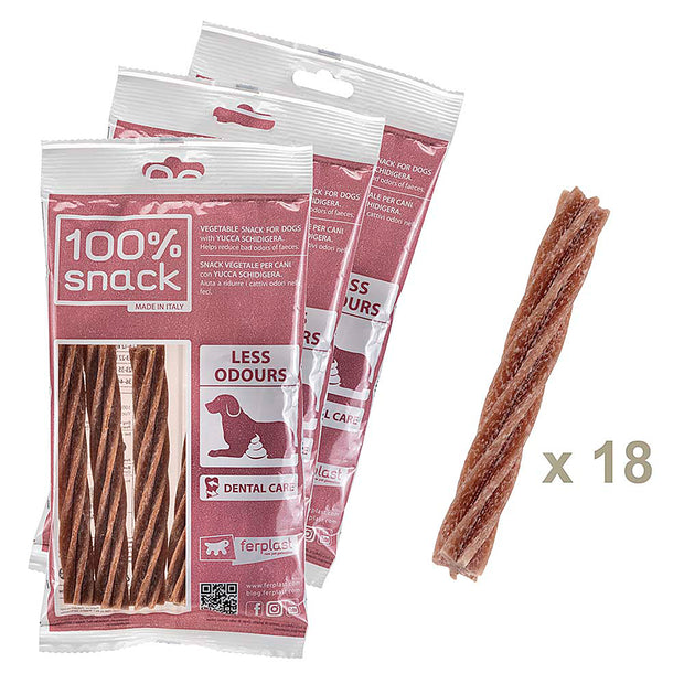 Лакомство 100% SNACK, YUCCA, палочки, спирали