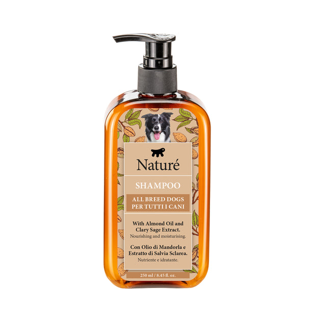 SHAMPOO PARA CÃES NATURÉ COM ÓLEO DE AMÊNDOAS