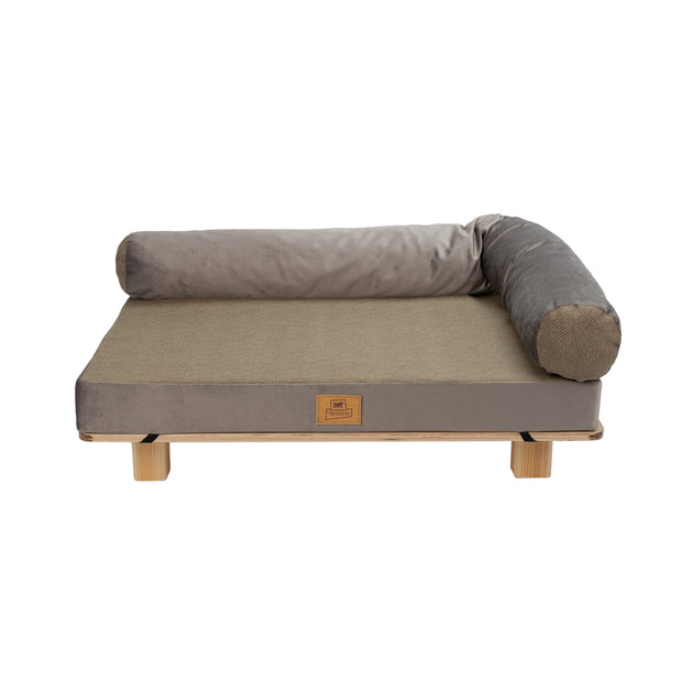 HARU Cama de madeira para cães e gatos