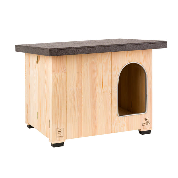 CLICKO wooden dog kennel