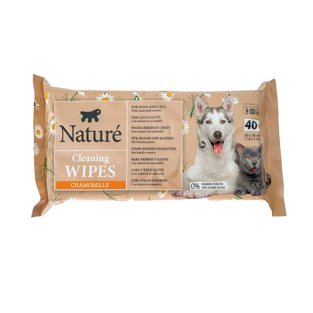 NATURÉ СЛОЙНЫЕ САЛФЕТКИ С РОМАШКОЙ (X40)