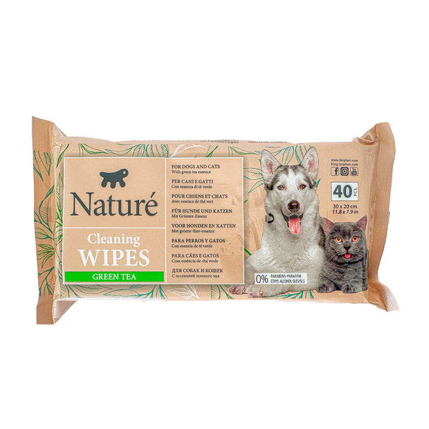 NATURÉ TOALHETES COM CHÁ VERDE (X40)