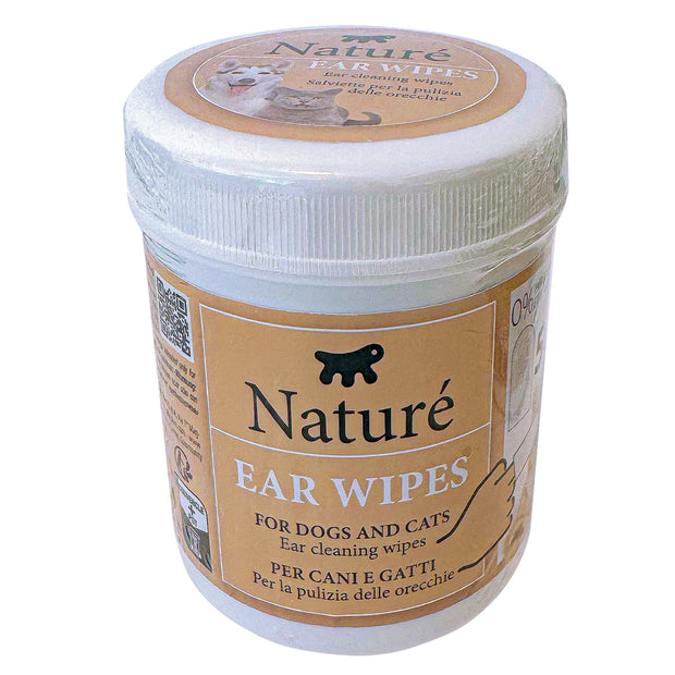 DEDALOS DESCARTÁVEIS PARA LIMPEZA DAS ORELHAS DE CÃES E GATOS (X50) – NATURÉ