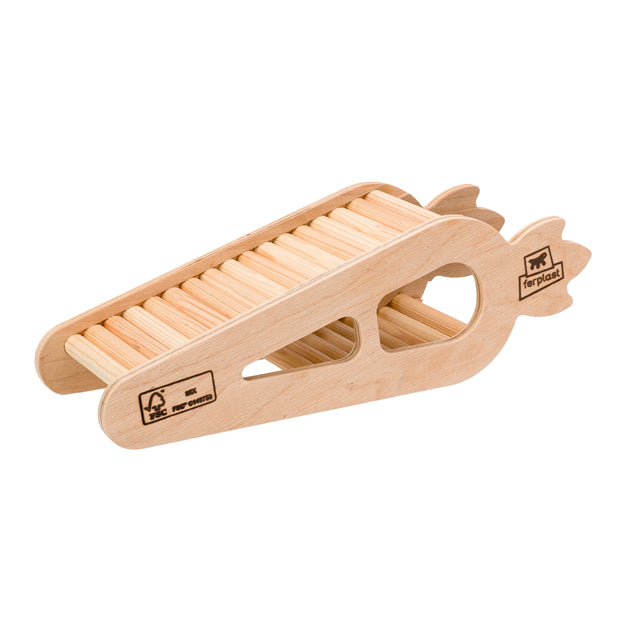 ARCADE CARROT Brinquedo de madeira para hamster