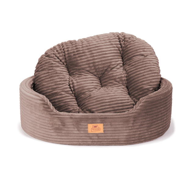 DANDY CORDUROY Cama tipo sofá com almofada removível para cães e gatos
