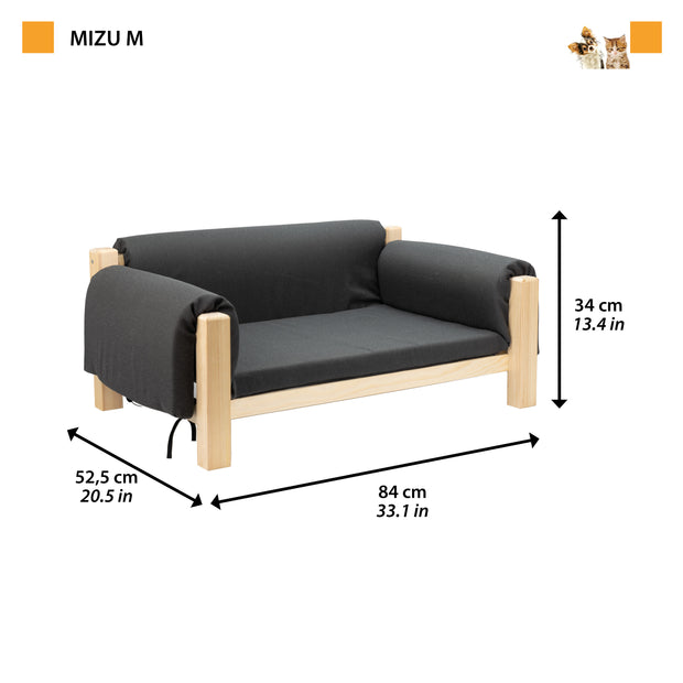 MIZU Wooden Dog and Cat Bed