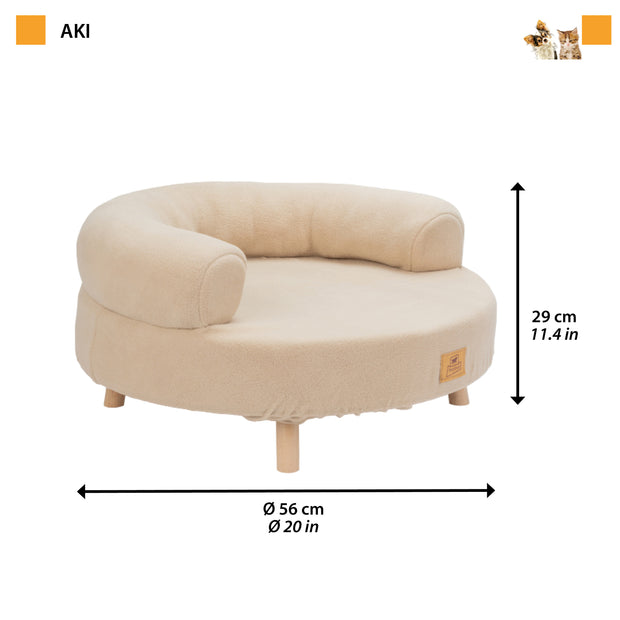 AKI деревянный лежак для собак и кошек