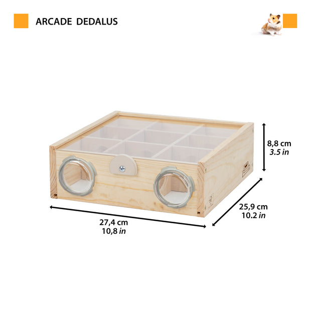 ARCADE DEDALUS Brinquedo de madeira para hamster