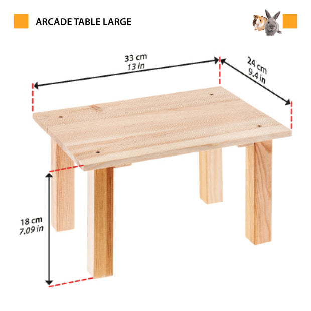 ARCADE TABLE Brinquedo de madeira para pequenos animais
