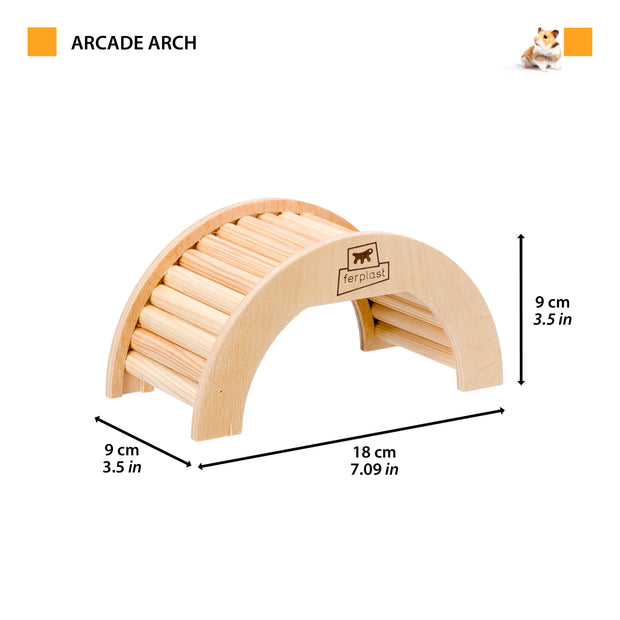 ARCADE ARCH Деревянная игрушка для хомяка