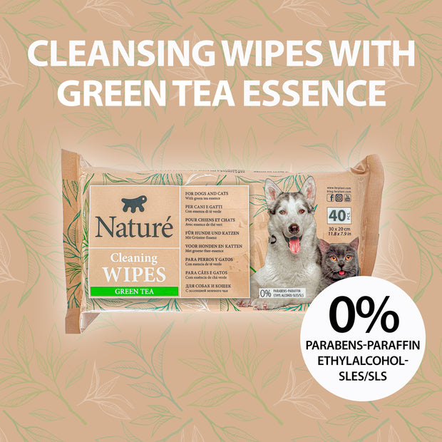 NATURÉ TOALHETES COM CHÁ VERDE (X40)