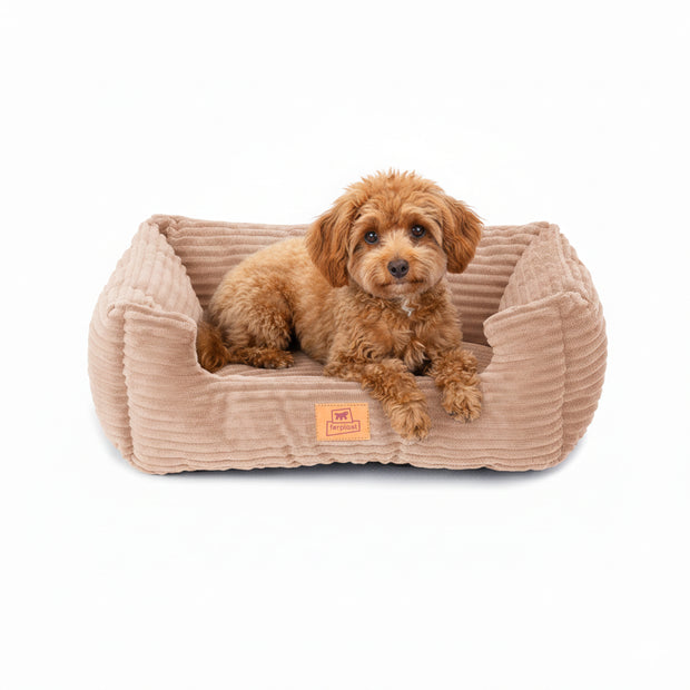 SWEETIE CORDUROY Cama macia para cães e gatos