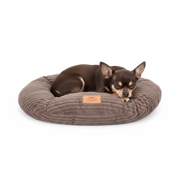 RELAX CORDUROY Almofada oval para cães e gatos