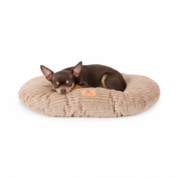 RELAX CORDUROY Almofada oval para cães e gatos