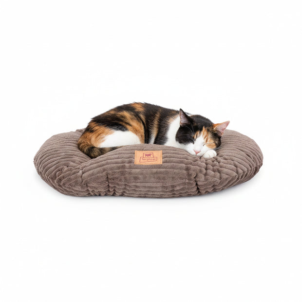 RELAX CORDUROY Almofada oval para cães e gatos