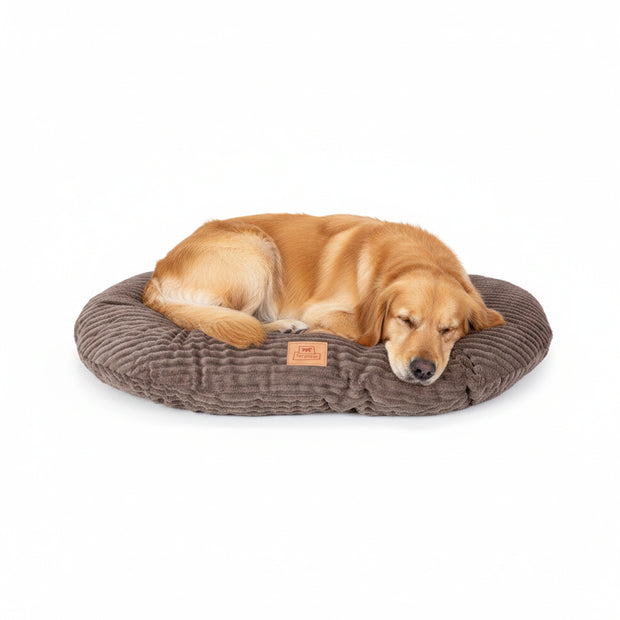 RELAX CORDUROY Almofada oval para cães e gatos