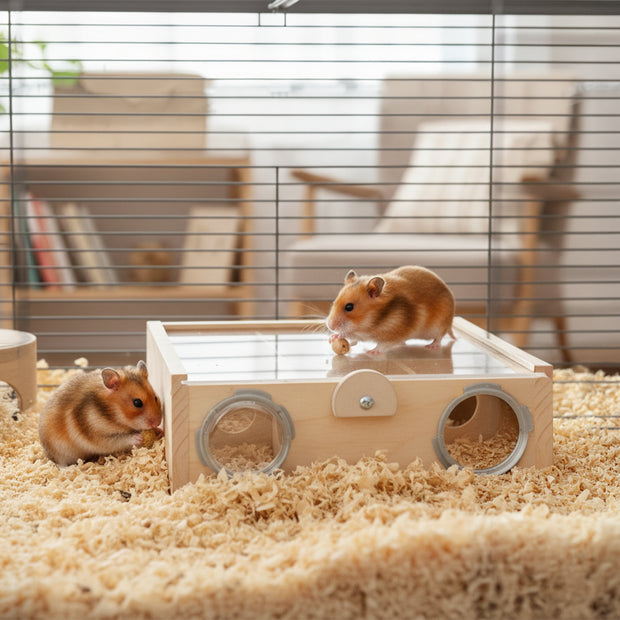 ARCADE DEDALUS Wooden hamster toy