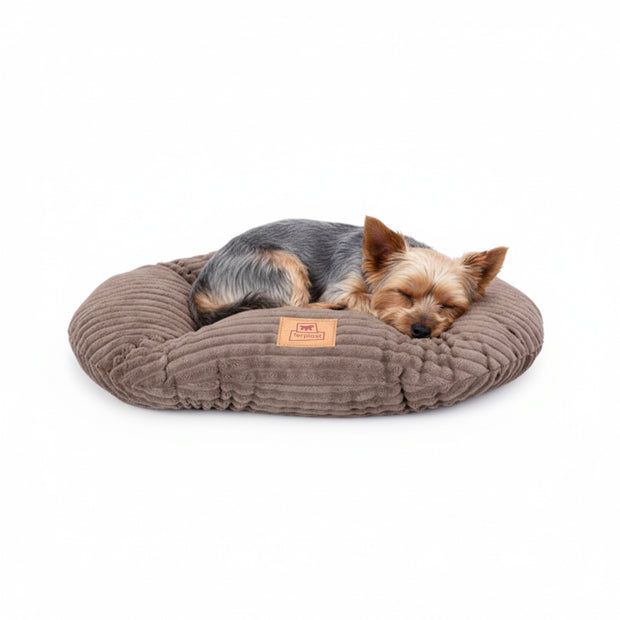 RELAX CORDUROY Almofada oval para cães e gatos
