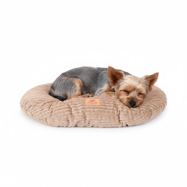 RELAX CORDUROY Almofada oval para cães e gatos