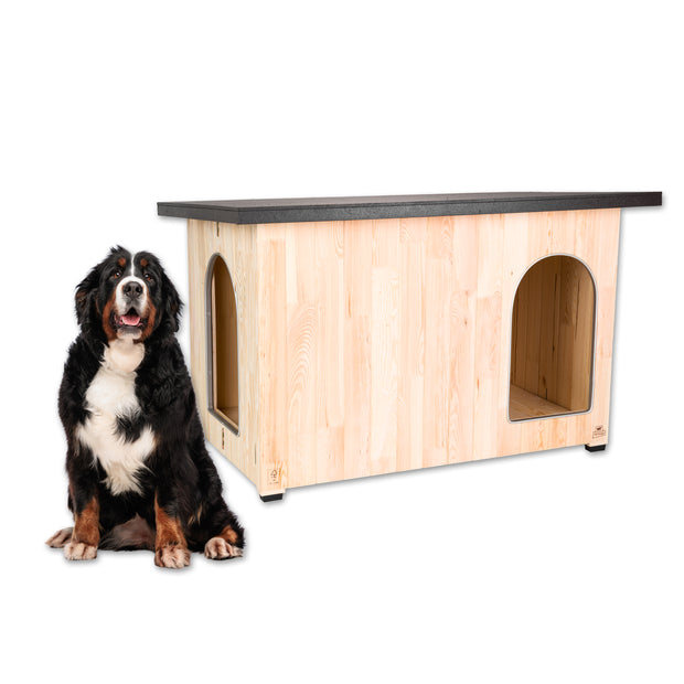 CLICKO wooden dog kennel