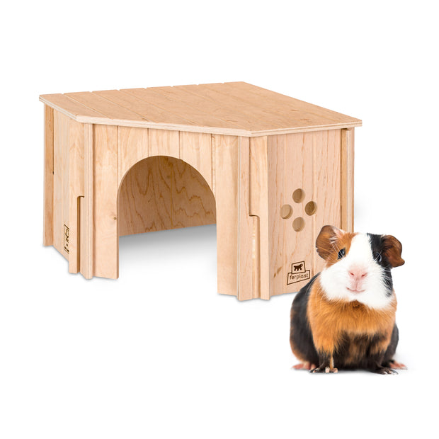 SIN CORNER Wooden Corner House for Small Animals