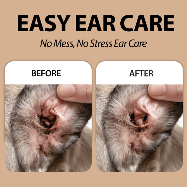 DEDALOS DESCARTÁVEIS PARA LIMPEZA DAS ORELHAS DE CÃES E GATOS (X50) – NATURÉ