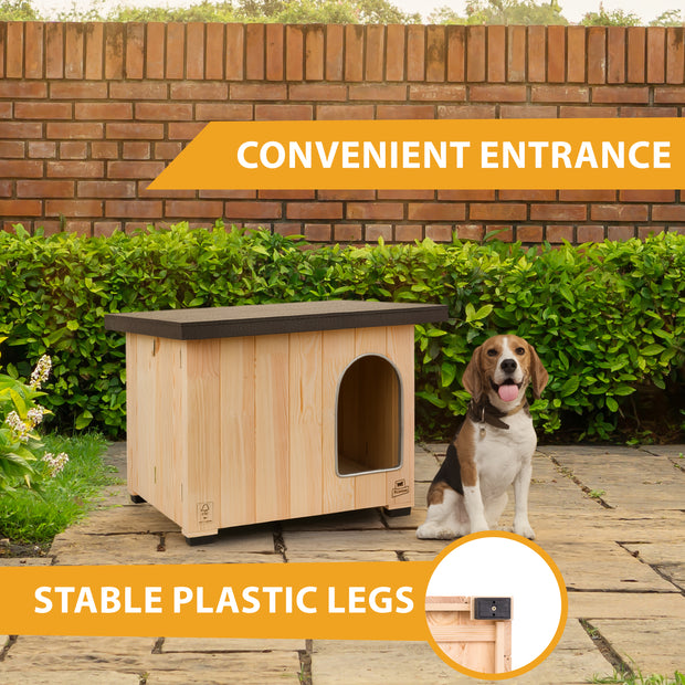 CLICKO  деревянная будка для собак