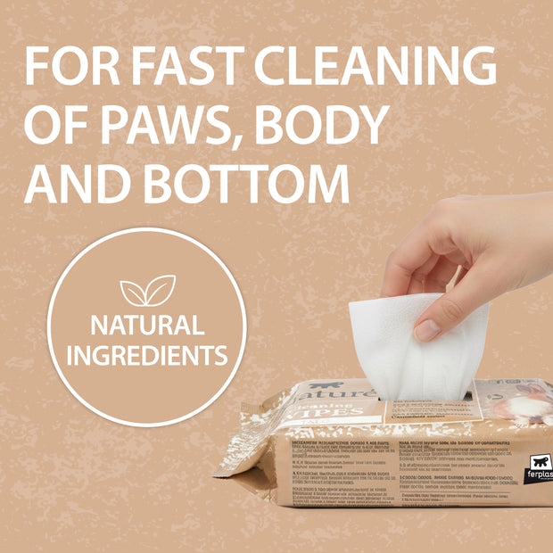 TOALLITAS CON TALCO PARA PEQUEÑOS ANIMALES NATURÉ (X15)