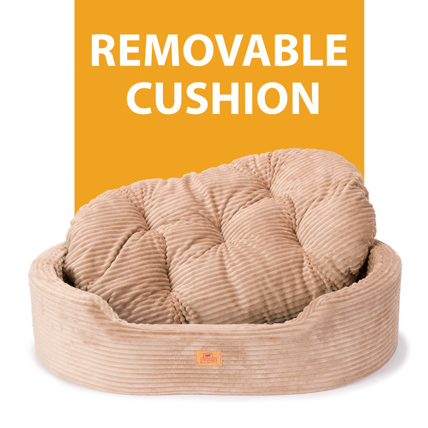 DANDY CORDUROY Sofa-style bed with removable cushion for dogs and cats