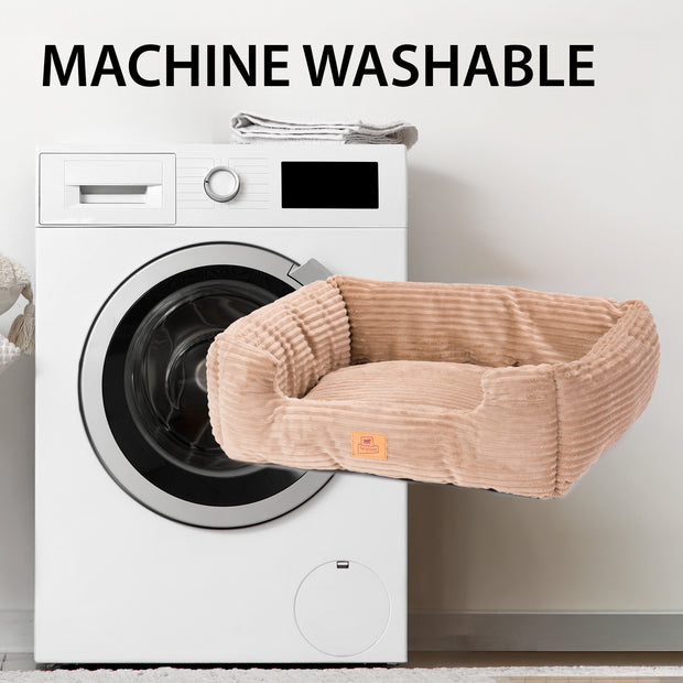 SWEETIE CORDUROY Cama macia para cães e gatos