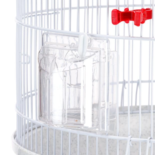 BALI 中号圆形鸟笼白色