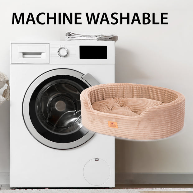 DANDY CORDUROY 带可拆卸垫子的沙发型狗猫床